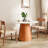 Small 37" Round Dining Modern Kitchen Table For 2/4 With Sintered Stone Top-124609283-124609285-125703008