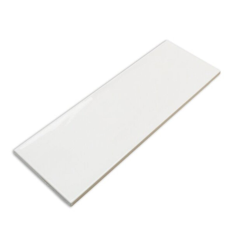 Santa Monica 4x12 Polished Ceramic Subway Tile, White