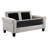 Serta Copenhagen 61" Round Arm Fabric Loveseat with Storage-1222613322