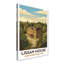 Lissan House, Northern Ireland - Romantic Country House Travel Poster. Giclee Print On Wrapped Canvas. Wall Art, Home Decor - Castles & Palaces, Northern Ireland - Wrapped Canvas Print-297729363