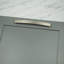 Brushed Nickel Curved Bow D-Bar Handles-128905870