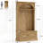 Freestanding Hall Tree Coat Rack with Multiple Hooks and Storage, Perfect for Organizing Entryways and Saving Space