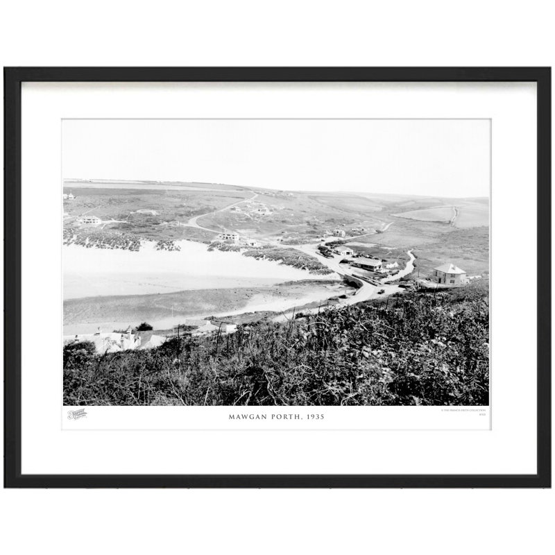 Mawgan Porth, 1935 - Single Picture Frame Print, 40cm H x 50cm W x 2.3cm D