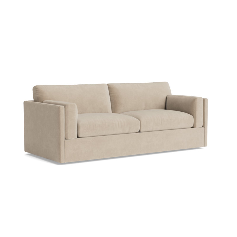 Fairfax Sofa (85"), Velvet - Beige