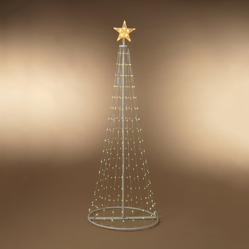 6 Ft. Color Changing Led Steel Framed Christmas Tree