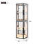 Glass Display Cabinet with LED Lights