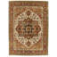 Tapis turc ivoire et rouille Oushak-109327658