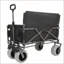 Chariot pliable 3-en-1 avec banc et plateau de table pliable, capacité de charge de 500 lb, capacité de 180 L pour les activités de plein air-131102412