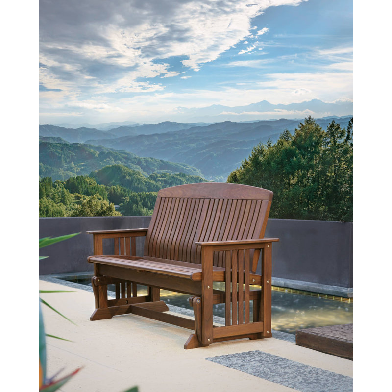 Outdoor Classic Ipe Gilding Solid Wood Bench