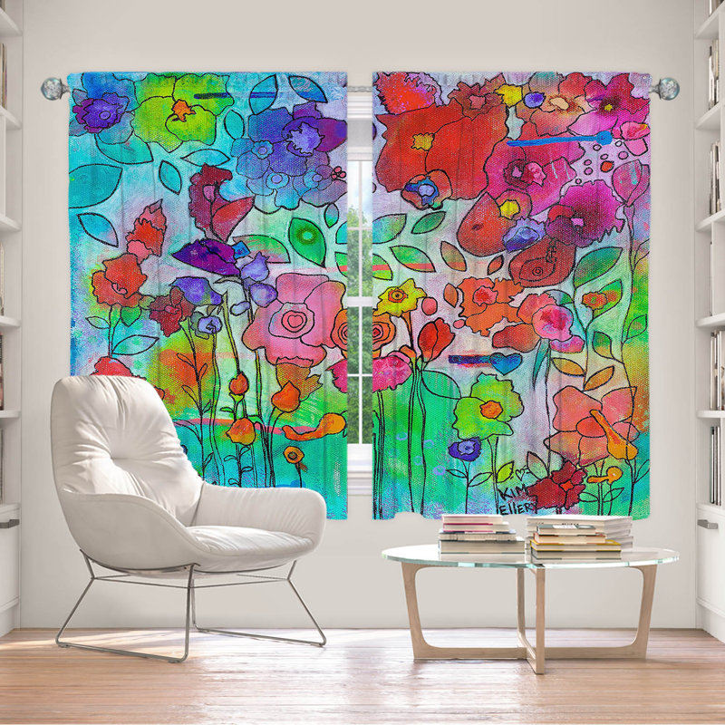 Room Darkening Curtain Pair, 56" W x 78" L