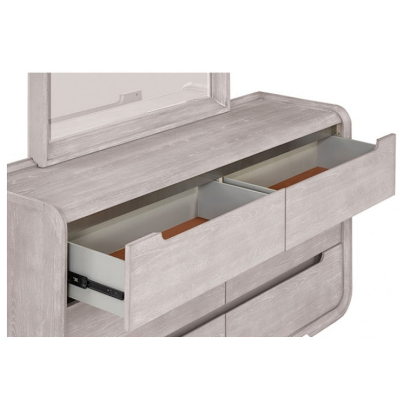 Commode 6 tiroirs avec miroir Joanies