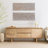 2Pc Wood Wall Art Panels | 16X48 Inch Abstract Geometric And Wave Pattern Decor| Distressed Gray