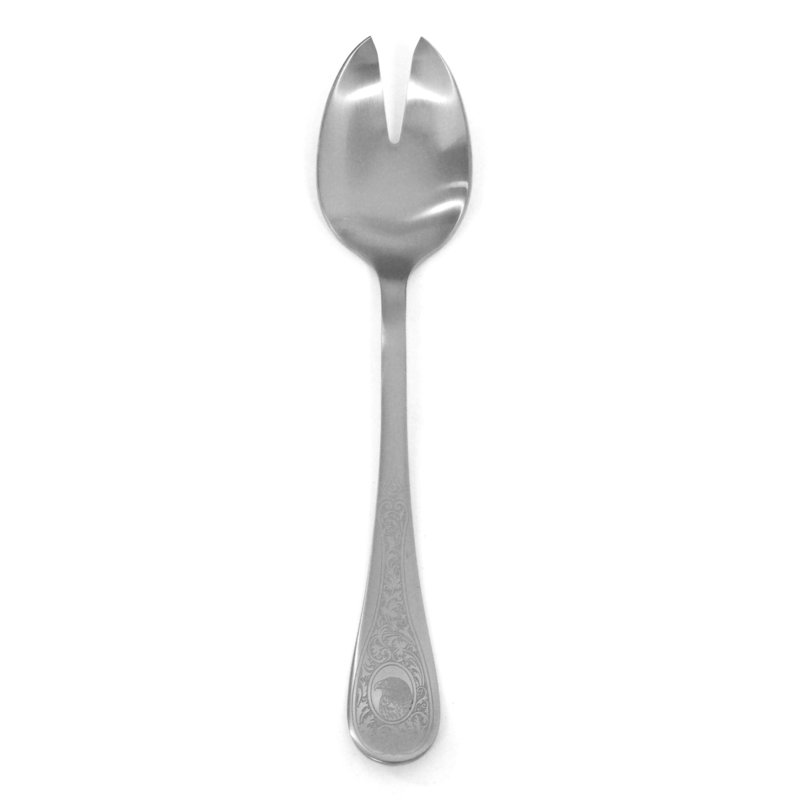 Diana Stainless Steel Salad Servers, Ice