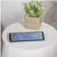 Table d'appoint de patio en acier Outsunny de 12,5 pouces, table d'appoint ronde à tambour creux, table décorative intérieure et extérieure, blanc