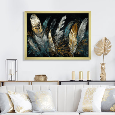 Plume d'or Kapree Glamour IV sur toile