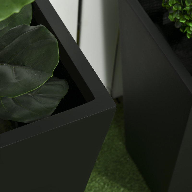 Audene Ceramic Pot Planter, Black
