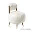 Hailey Chair-Mongolian Lamb-White