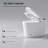 Smart Toilet With Bidet Feature - Auto Open/Close, Foot Sensor, Self-Cleaning Capability, White Advanced Open/Close Lid, Move Washing Mode,