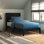 Lit plateforme en bois massif Marksbury - cerisier classique Marksbury