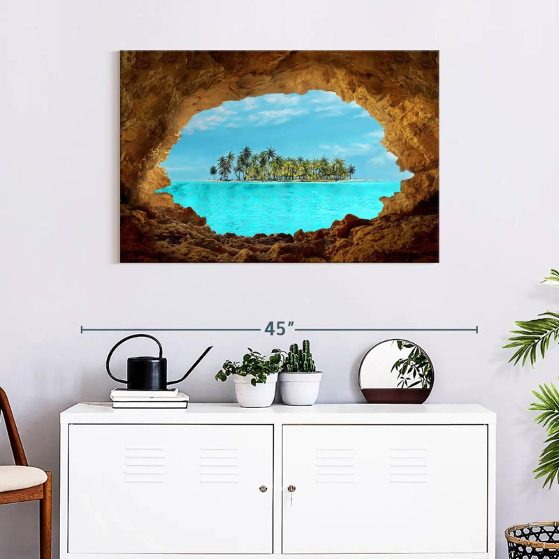 «Secret Island», reproduction sur toile, L 24 po x H 36 po