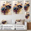 «Night Shade Poppy Floral Design II», reproduction sur toile-588031231-588031219