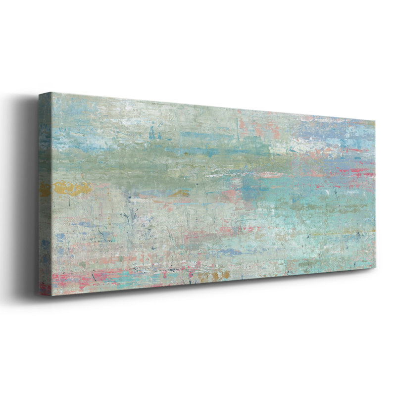 Toile tendue pastel Watergarden-Gallery, H 12 po x l 30 po x P 1,5 po