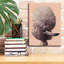 Caniche - peinture sur toile tendue-1407842813