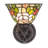 8" Wide Tiffany Rosebush Wall Sconce