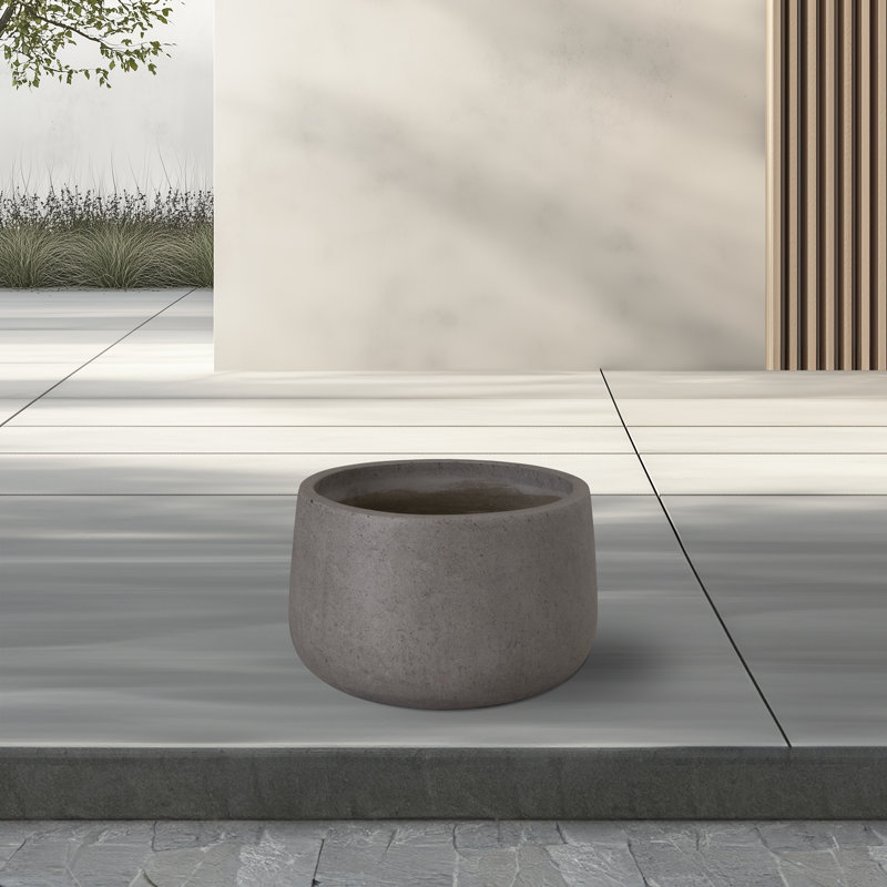 Crisstopher Handmade Pot Planter, 13"H x 19.5"W x 19.5"D