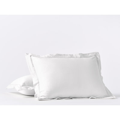 Taie décorative en satin de coton organique Cloud