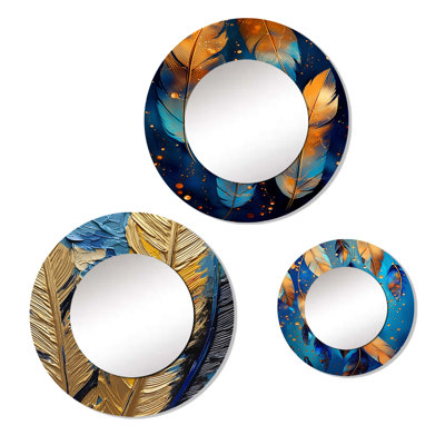 Ellanie Metal Round Mirror