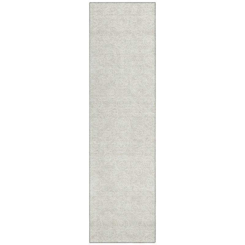 Faunce Washable Geometric Indoor / Outdoor Rug, Runner 2'3" x 7'6"