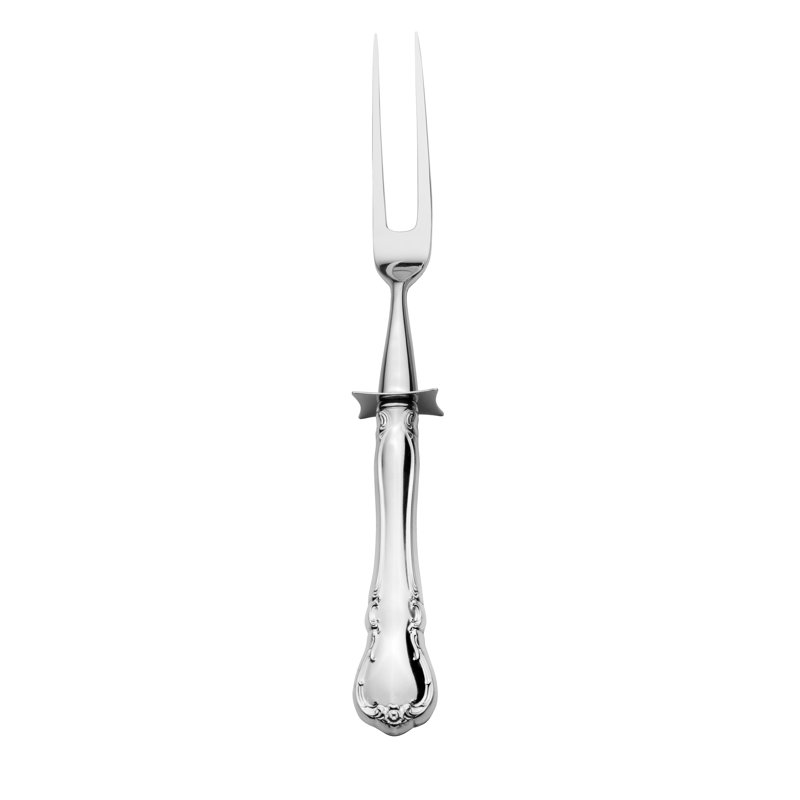 Fourchette à viande en argent sterling Sterling
