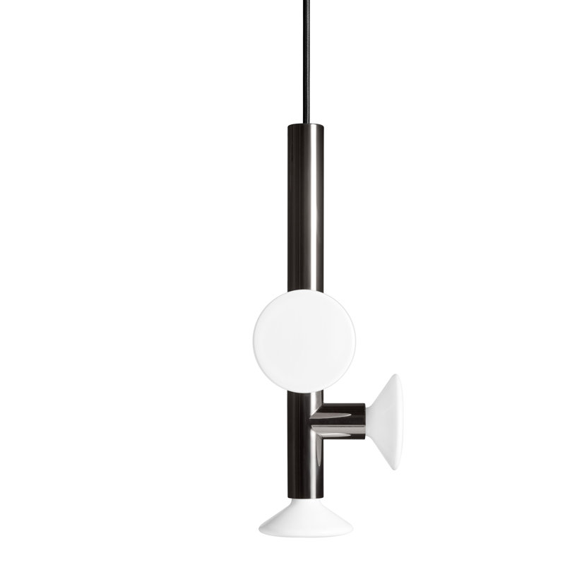 Luminaire suspendu 3 lumières Ultra, Nickel noir