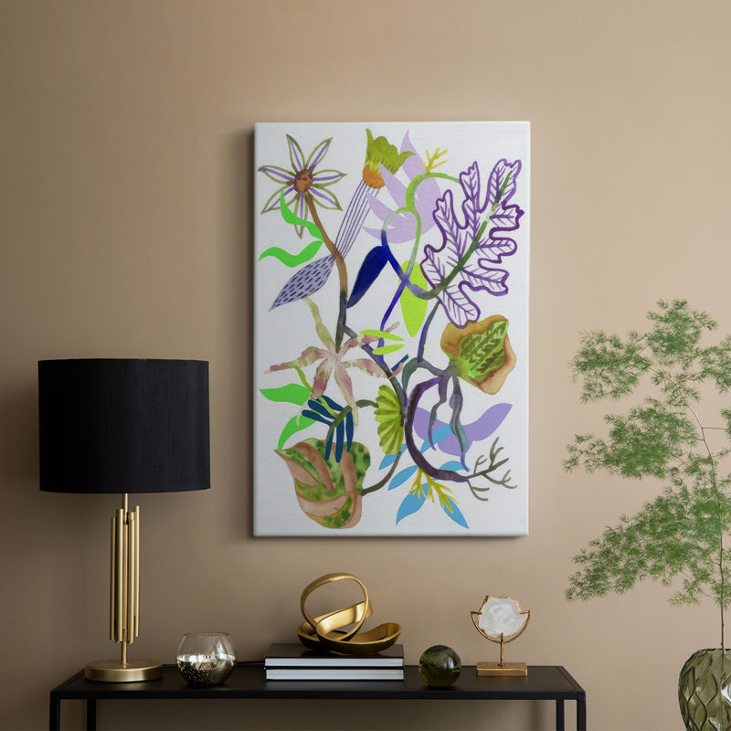 Fleur du sort II - galerie Cavas sur mesure, H 36 po x l 24 po