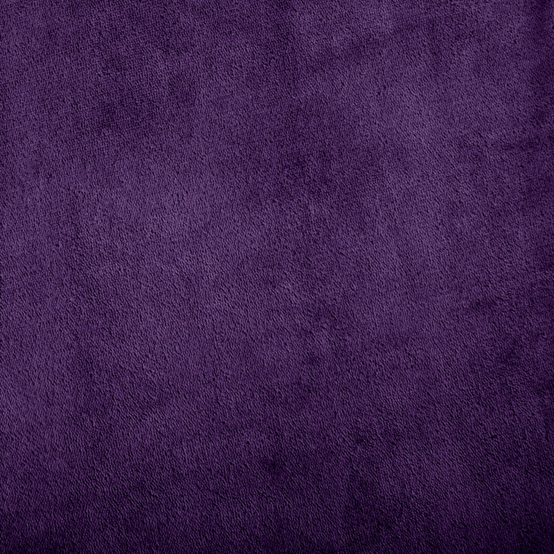 Ensembles de draps en velours ultra doux, Ensemble de draps pour très grand lit californien, Couleur unie, Violet