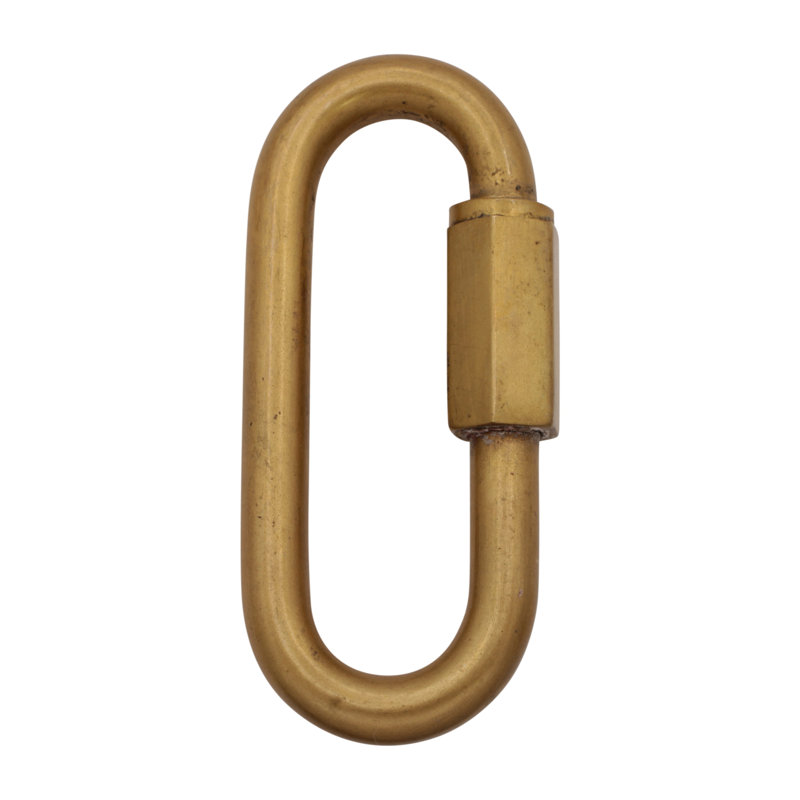 Chaîne à maillons rapides, Laiton antique, H 2,36 po x l 1,06 po x P 0,24 po