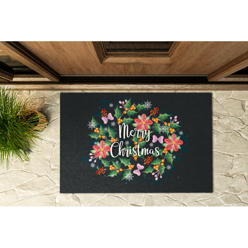 Non-Slip Christmas Outdoor Doormat