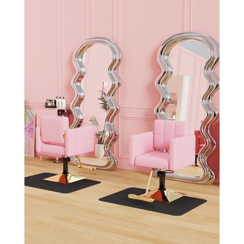 Fauteuil de massage en faux cuir, Rose