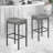 Upholstered Saddle Bar Stools Counter Height Stools Barstools Bar Chairs with Curved Seat & Footrest-1416667904-1416667907