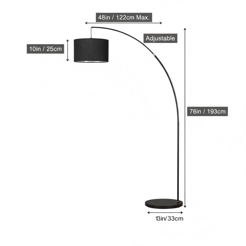 LAMPE DE PIED 78 po ARGENT AVEC ARGENT KD AVEC COFFRET DOUBLE (1PC / CTN) (2,15 / 26,84)