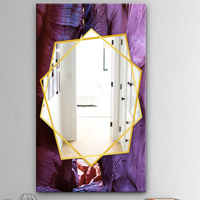 Lower Slot Antelope Canyon Wall Mirror