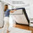 Maile High-Gloss Scratch-Resistant Murphy Bed with LED Lights and Built-In Charging Station-100095168