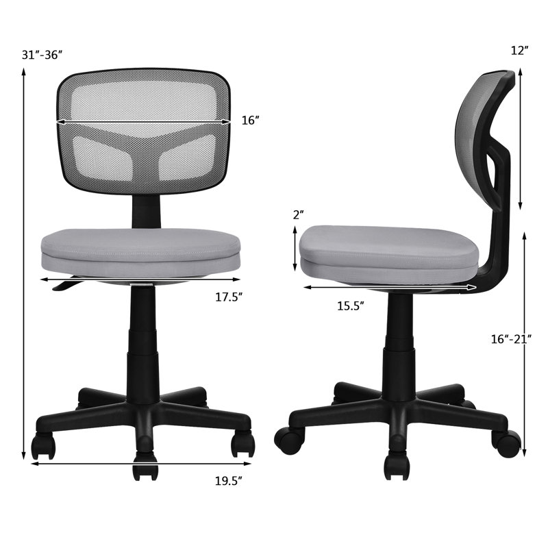 Jacques Drafting Chair, Black/White, Gray
