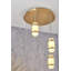 Bieger 5 - Light Gold LED Cluster Pendant