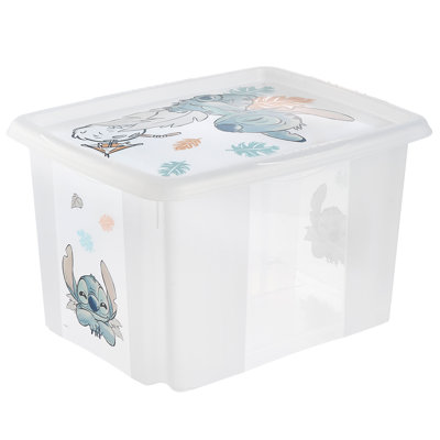  Stitch Turning Stacking Box with Lid - Clear