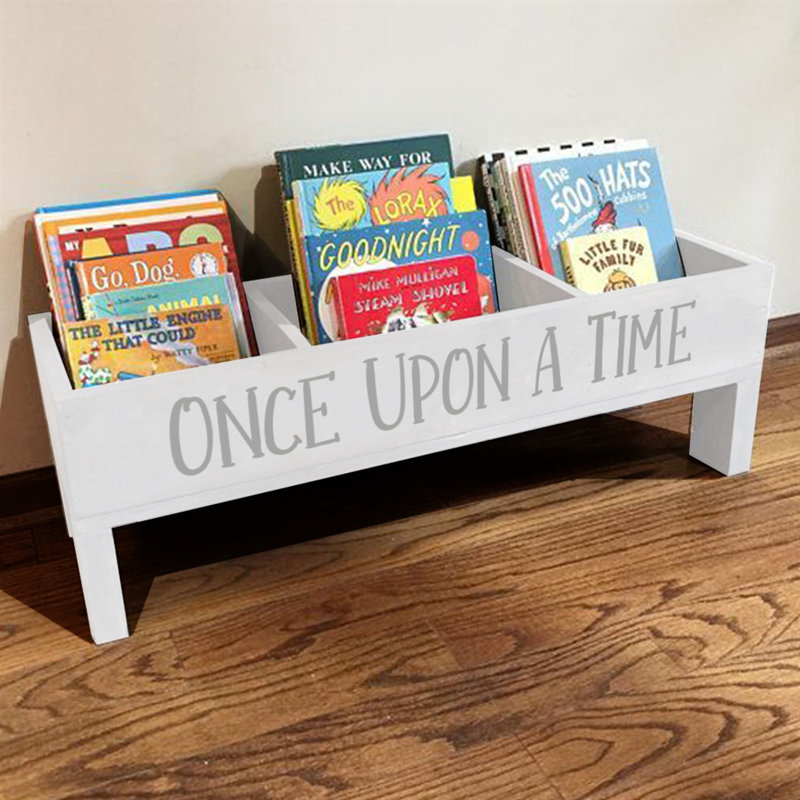 Aliso 20cm H X 85cm W Kids Book Display, White