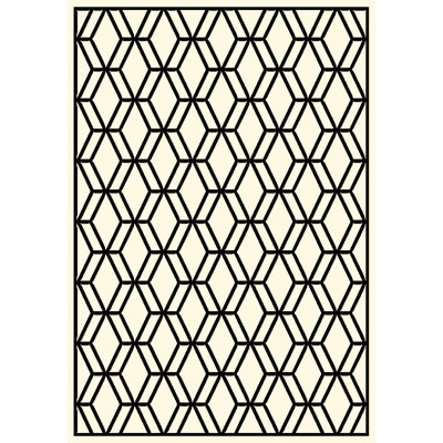Trend Viscose Geometric Indoor Rug