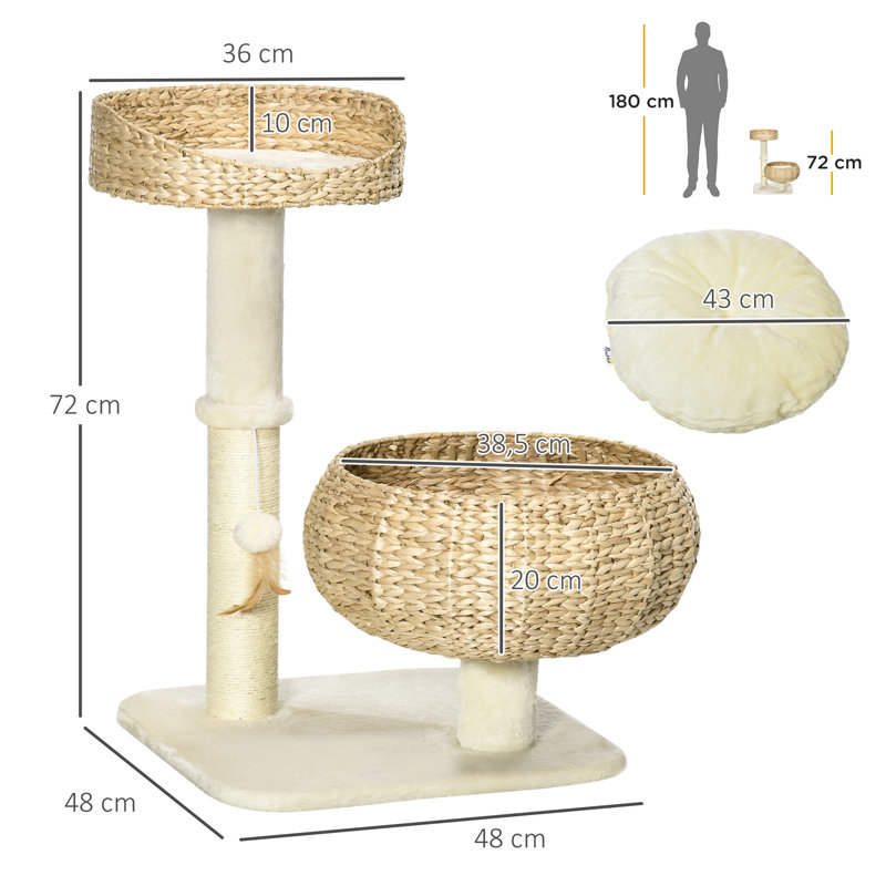 Leah 72cm H Cat Tree