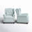 Aimee-Lea 31.5" Wide Genuine Leather Wing Chair Recliner-746909039